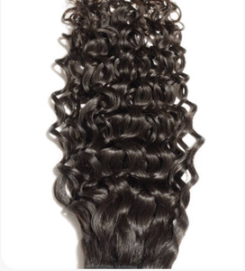 Extensions de cheveux humains 100% naturels, bouclés noirs - Product Image 1