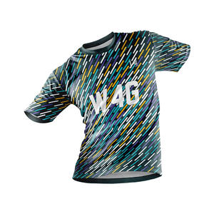 Maillot de football à séchage rapide avec logo personnalisé imprimé, 100% polyester, manches courtes, pour équipes et clubs de football, livraison rapide depuis le Pakistan - Product Image 1