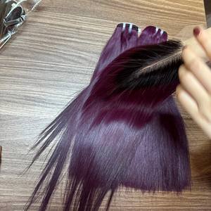 Extensions de cheveux naturels en gros, lots de cheveux vierges vietnamiens avec closure en dentelle, perruques sans colle, style lace front et lace frontal - Product Image 1