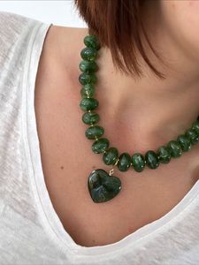 APEX ALIGN Peace Shape Resin Necklace Women Cute Style Pendant Jewelry Beads Chain Fashion Accessory Gift - Product Image 2