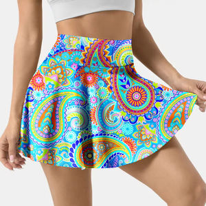 2026 Luxury Breathable Active Wear for Women Custom Logo Tennis Dress Short <b>Skirt</b> Strapless Spandex/Cotton OEM - Product Image 4