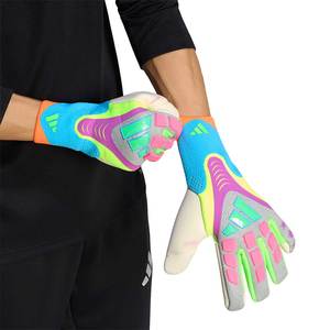 Gants de football Predator Pro en néoprène légers, respirants, antidérapants, ajustables, à doigts entiers, pour performance en extérieur, imperméables et anti-UV - Product Image 2