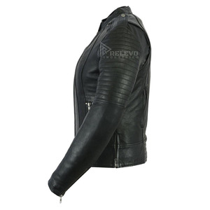 Wholesale Fashion Men <b>Leather</b> <b>Jacket</b> Fashion Men PU <b>Leather</b> <b>Jacket</b> High Quality <b>Leather</b> <b>Jacket</b> Men's Casual <b>Jackets</b> - Product Image 5