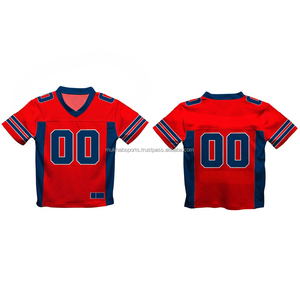 High Quality Custom Printed Personalized Team's Number Name Embroidered American Football Jersey - Product Image 3