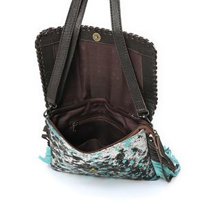 Bolso bandolera de cuero genuino hecho a mano para mujer - Product Image 4