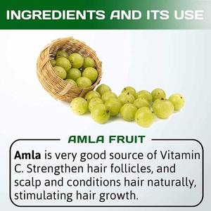 Aceite para el Crecimiento del Cabello Amla para Hombres y Mujeres |   Aceite para el Crecimiento del Cabello y Contra la Caída del Cabello, Tratamiento Capilar Herbal Aprobado por la FDA - Product Image 4