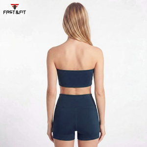 Ensemble soutien-gorge et short pour femme, léger et solide, en toile de haute qualité, tissu personnalisé respirant, best-seller - Product Image 5