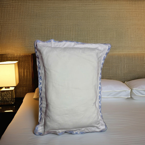 Taies d'oreiller brodées à la main de style européen luxueux artisanat de couture et de couture accepte les commandes en gros produit chaud - Product Image 4