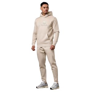 Men Pullover Hoodie Tracksuit Set Long Sleeve <b>Top</b> Jogger Trousers Athletic Sportswear Casual Training Running Workout Outfit - Product Image 1