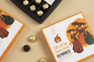 Chocolate con Sabor a Mango Más Vendido en Vietnam ZOOM VIETNAM 10 Años de Experiencia Chocolate de Lujo para Venta al por Mayor - Product Image 3