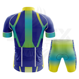 Conjunto de Maillot y Culotte de Ciclismo Personalizado 2026 para Hombre y Mujer, Transpirable, 100% Poliéster, Uniforme de Ciclismo de Montaña y Carretera con Franjas Arcoíris - Product Image 4