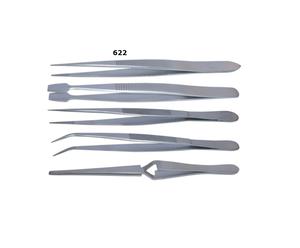 Pinzas de Alta Calidad Multiusos (Juego de 5 Piezas) de Acero Inoxidable Empacadas en una Bolsa para Herramientas de Orfebrería, Precio de Mayoreo Más Bajo - Product Image 1