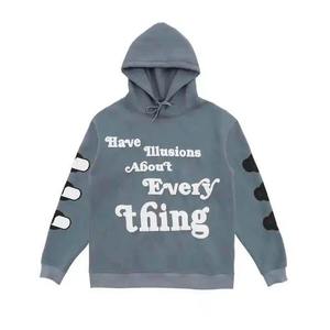 Sudadera con Capucha Oversize Gris para Hombre, con Logo Frontal y Diseño 'Make It Happen' en la Espalda, Estilo Urbano, Corte Regular, 100% Algodón Felpa, Secado Rápido - Product Image 4