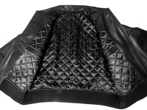 Blouson Bomber Homme en Cuir de Vachette Véritable OEM Personnalisé, Noir Classique, Grain Complet, Vêtement d'extérieur Décontracté, Blouson Moto Biker - Product Image 3