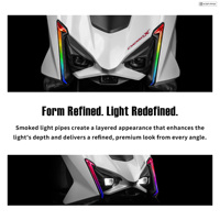 STAR KNIGHT NOUVEAU Accessoire d'éclairage LED RGB lumineux et durable avec contrôle par application, garantie 12 mois, pour Cygnus 7e génération DRL, fabriqué à Taïwan