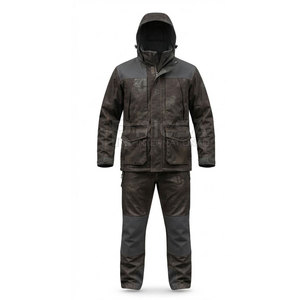 Ensemble imperméable de chasse d'hiver, veste et pantalon respirants en polyester/nylon, équipement de protection contre le vent pour la randonnée et le camping - Product Image 2