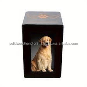 Cadre photo pour animaux de compagnie, urnes en bois, urnes commémoratives de crémation faites à la main, de haute qualité - Product Image 6