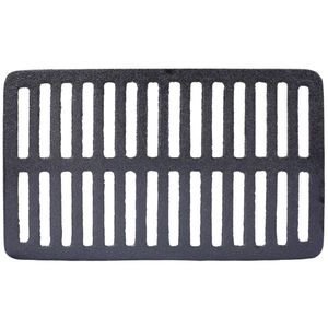 Oval 100% Cast Iron Enameled Durable Small Camping Grill Portable Outdoor Tabletop Charcoal Grill with Cast Iron Skillet - Product Image 3