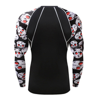 T-shirt de compression 2026 pour homme, respirant, à manches longues, pour le fitness, la course, le sport, la gym, le BJJ, pour adultes