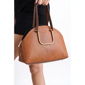 Borsa a tracolla marrone da donna