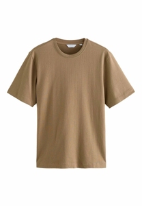Camiseta de Manga Corta para Hombre, Color Sólido, Corte Regular, Cuello Redondo, Informal, de Algodón Transpirable, Diseño Liso, para Verano, con Logotipo Personalizado - Product Image 6