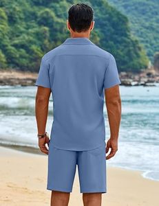 Ensemble d'été décontracté pour homme : débardeur et short en polyester délavé, personnalisable, streetwear, anti-bactérien, séchage rapide, OEM - Product Image 3
