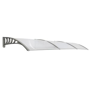 HT 300 X 100 Copertura Antipioggia Trasparente Grigia per Grondaie, Accessori per Porte e Finestre per Uso Domestico con Codice 51069445 - Product Image 4