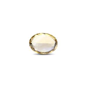 Natural Faceted Citrine Gemstone 8.85 Carat Certified Wholesale Yellow Oval - Product Image 2