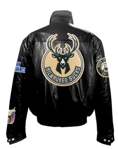 เสื้อแจ็คเก็ตหนังแท้ Milwaukee รุ่น Puffer สีดำ - Product Image 2
