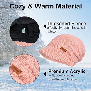 Gorro de Punto Personalizado al por Mayor con Logotipo en Relieve/Estampado, Unisex, para Invierno, 100% Acrílico, Cálido, con Borde Reforzado, 48-50cm - Product Image 4