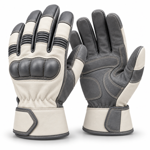 Gants de sécurité en cuir avec bracelet réglable, anti-impact, antidérapants, épaisseur 10 mil, sans latex, résistants à l'abrasion, protection au travail - Product Image 2