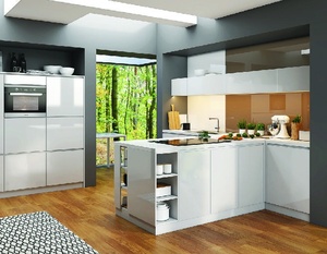 Vietnam Kohama Hiep Phat Modern <b>Wall</b>-Mounted Kitchen <b>Cabinets</b> Durable Particle Board MDF Plywood Eco-Friendly <b>Metal</b> Handles - Product Image 2
