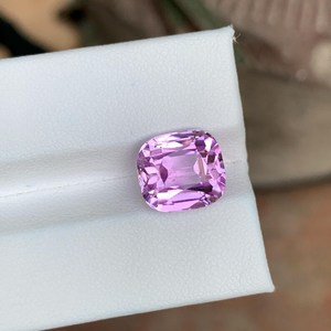 Piedra Preciosa de Kunzita Natural Suelta, Forma de Cojín, Color Rosa, Facetada, Calidad Premium, para Joyería - Product Image 2
