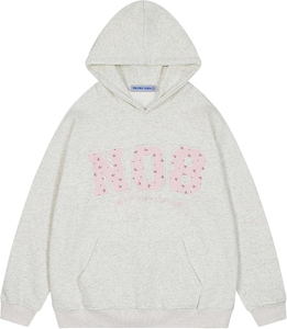 Sudadera con capucha de algodón premium para mujer, con cremallera frontal, forro, transpirable, de grosor superior, sólida, con inspección de calidad para marca privada - Product Image 4