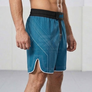 Men <b>Shorts</b> MMA Training Fight <b>Shorts</b> Flexible Lightweight Quick Dry Durable Comfortable for <b>Grappling</b> Martial Arts Workouts - Product Image 6