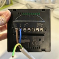 Termostato WiFi para Calefacción por Suelo Radiante, 16A, Pantalla Táctil, Controlador Programable para Sistemas de Calefacción por Agua y Colectores