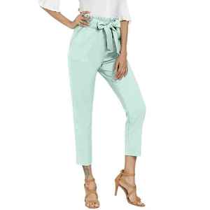 High Quality Fashionable Elastic Waist Spring Office <b>Overalls</b> Women's Casual Pants Fleece <b>Waterproof</b> Customizable - Product Image 6