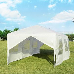 Tenda per Matrimoni ed Eventi all'Aperto 10 x 30 Piedi con 6 Pareti Laterali Rimovibili e 2 Ingressi - Product Image 6