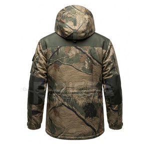 Veste de chasse d'hiver pour homme en polyester/nylon, imperméable, respirante, coupe-vent, légère et durable pour l'extérieur - Product Image 3