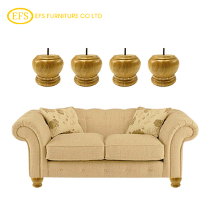 Classic Turned Wooden Furniture Leg Decorative Vintage Style for Sofa Cabinet Coffee Table Replacement - Product Image 2