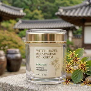 Loción de crema facial de avellana de bruja desarrollada coreana, crema rica rejuvenecedora de noche, glicerina, niacinamida, colágeno ODM/OBM, antienvejecimiento - Product Image 1