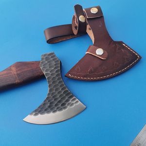 Carbon Steel Hatchet <b>Axe</b> with <b>Wood</b> Handle Compact Outdoor Camping Tool for Bushcraft Hiking <b>Wood</b> Chopping and General Outdoor - Product Image 4