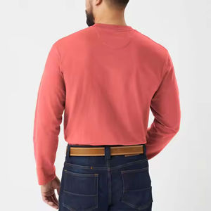 Camisa de Manga Larga de Algodón Suave con Botones, Tejido Transpirable de Alta Calidad para Uso Casual en Varios Colores - Product Image 4