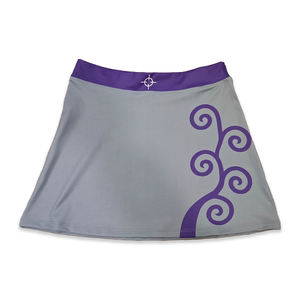 Tenue de cheerleading personnalisée professionnelle pour compétition, haut et jupe de gymnastique pour filles, en spandex et nylon, coupe ajustée, avec strass - Product Image 3