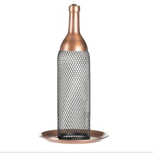 Vineyard Select Mesh Bird Feeder Outdoor <b>Garden</b> Hanging Feeder Modern Copper Mesh Bird Feeder - Product Image 1