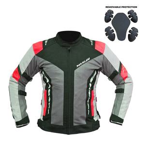 Veste de moto pour hommes en maille respirante Textile CE Arrmor Protection équipement de conduite léger avec col montant - Product Image 1