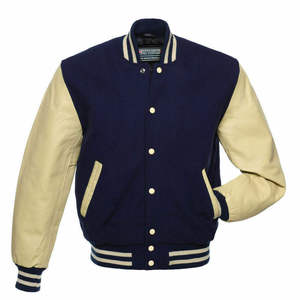 Veste universitaire pour homme en molleton de laine enduit, col montant, sur mesure, vente en gros 2022, fabricant professionnel - Product Image 5
