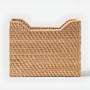 Cesta Organizadora para el Hogar y la Oficina, Cesta para Revistas y Periódicos Hecha a Mano con Ratán Ecológico - Product Image 6