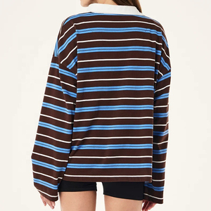 Wholesale <b>Women</b> <b>Polo</b> Shirts Casual Streetwear Breathable Quick Dry Cotton Polyester High Quality New Fashion Apparel - Product Image 2