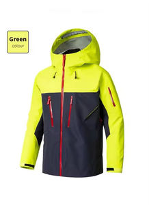 Chaqueta Bomber Impermeable para Hombre con Bloques de Color, Capucha Desmontable, Cierre de Cremallera, Manga Regular, Ropa Casual de Invierno - Product Image 6